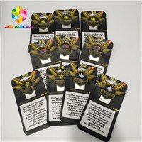 la prova risigillabile Mylar dell'odore 3.5g insacca il supporto di K sui sacchetti per l'imballaggio dell'olio di canapa dell'erbaccia di CBD