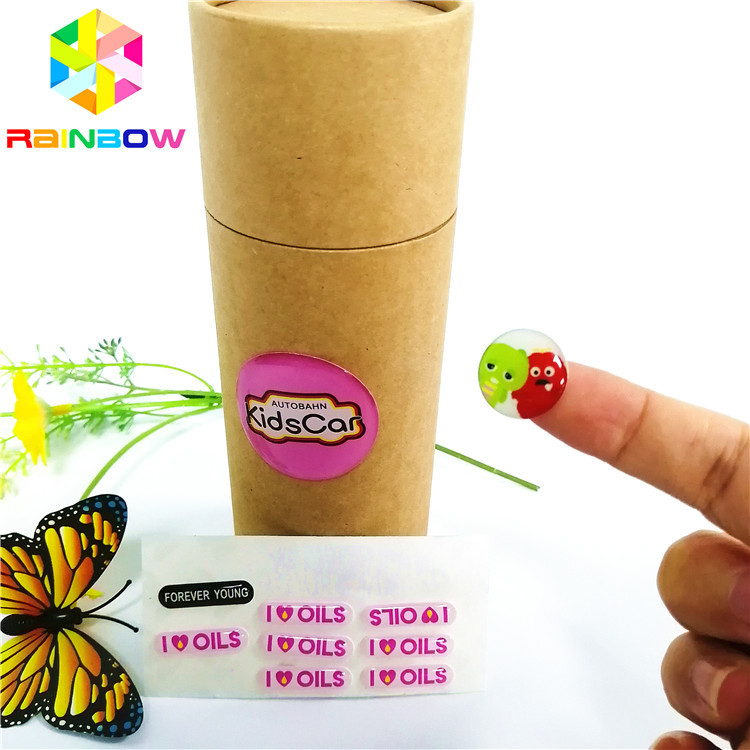 Impermeabilizzi la stampa su ordinazione dell'autoadesivo 3D di logo a cupola a resina epossidica autoadesivo del metallo