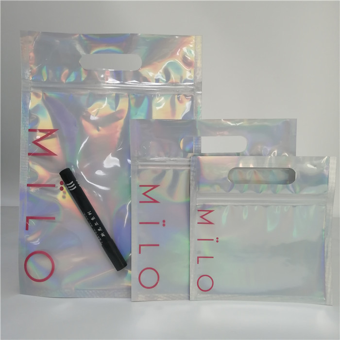 Sacchetto di plastica della stagnola del commestibile che imballa le borse su ordinazione dell'ologramma di rotocalcografia