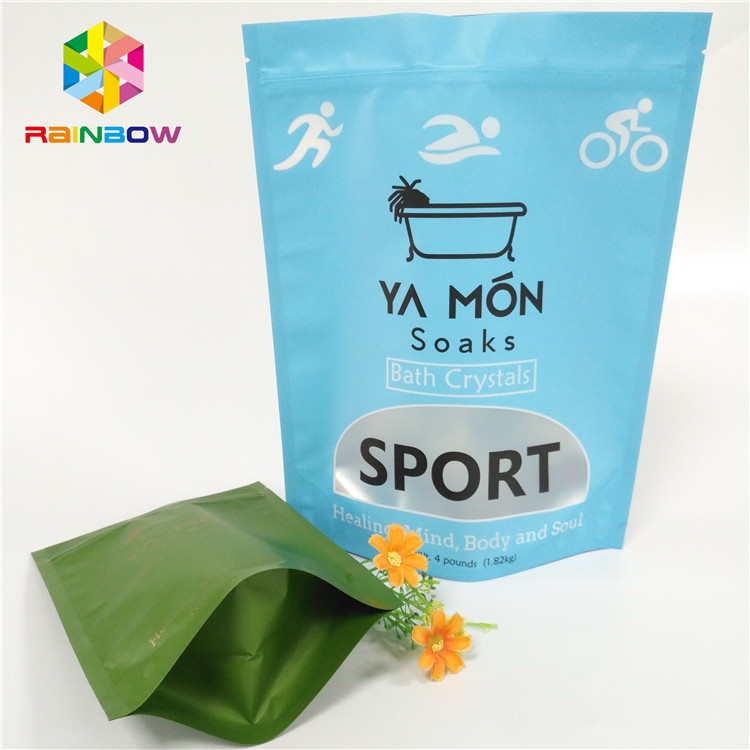 Sacchetti di plastica opachi della chiara finestra che imballano la termosaldatura di cristallo del sale da bagno del di alluminio