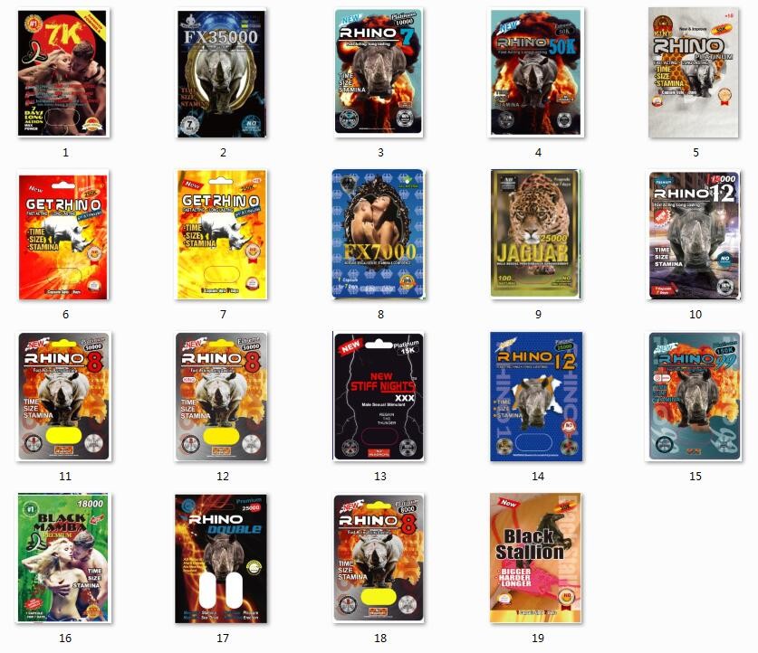 Mamba della carta durevole della bolla/magnum d'imballaggio 25k/scatola di presentazione rigida della capsula della pillola di rinoceronte 69 di Rox