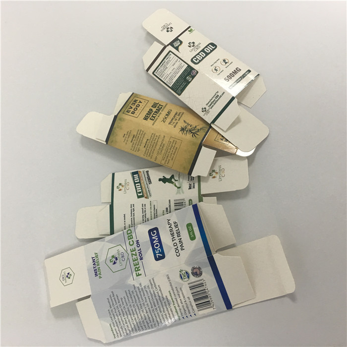 Scatola d'imballaggio del cartone CBD dell'olio della penna di carta di lusso su ordinazione del vape