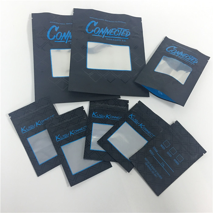 Chiusura lampo d'imballaggio di incenso di erbe di Doypack che sta sui sacchetti per tabacco CBD