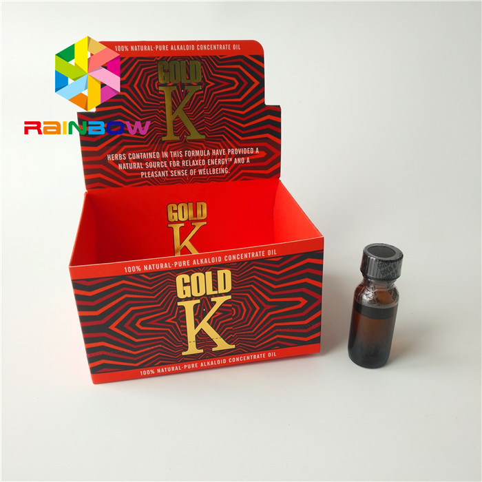 Scatola di carta d'imballaggio di colore di CMYK che annuncia l'esposizione liquida del ripiano del cartone di E