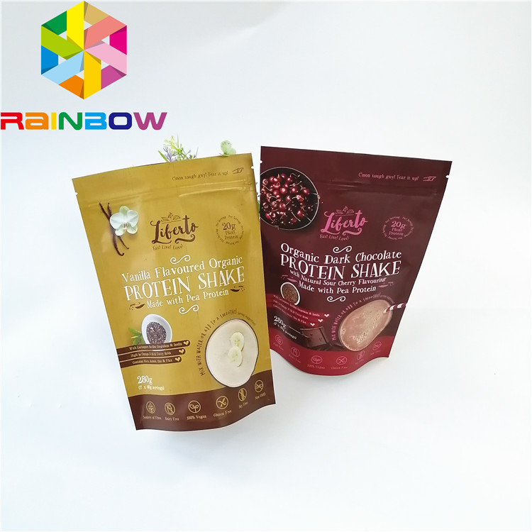 Mylar sta sulla prova dell'odore dell'imballaggio del caffè del tè del dessert delle borse del sacchetto della chiusura lampo riciclabile