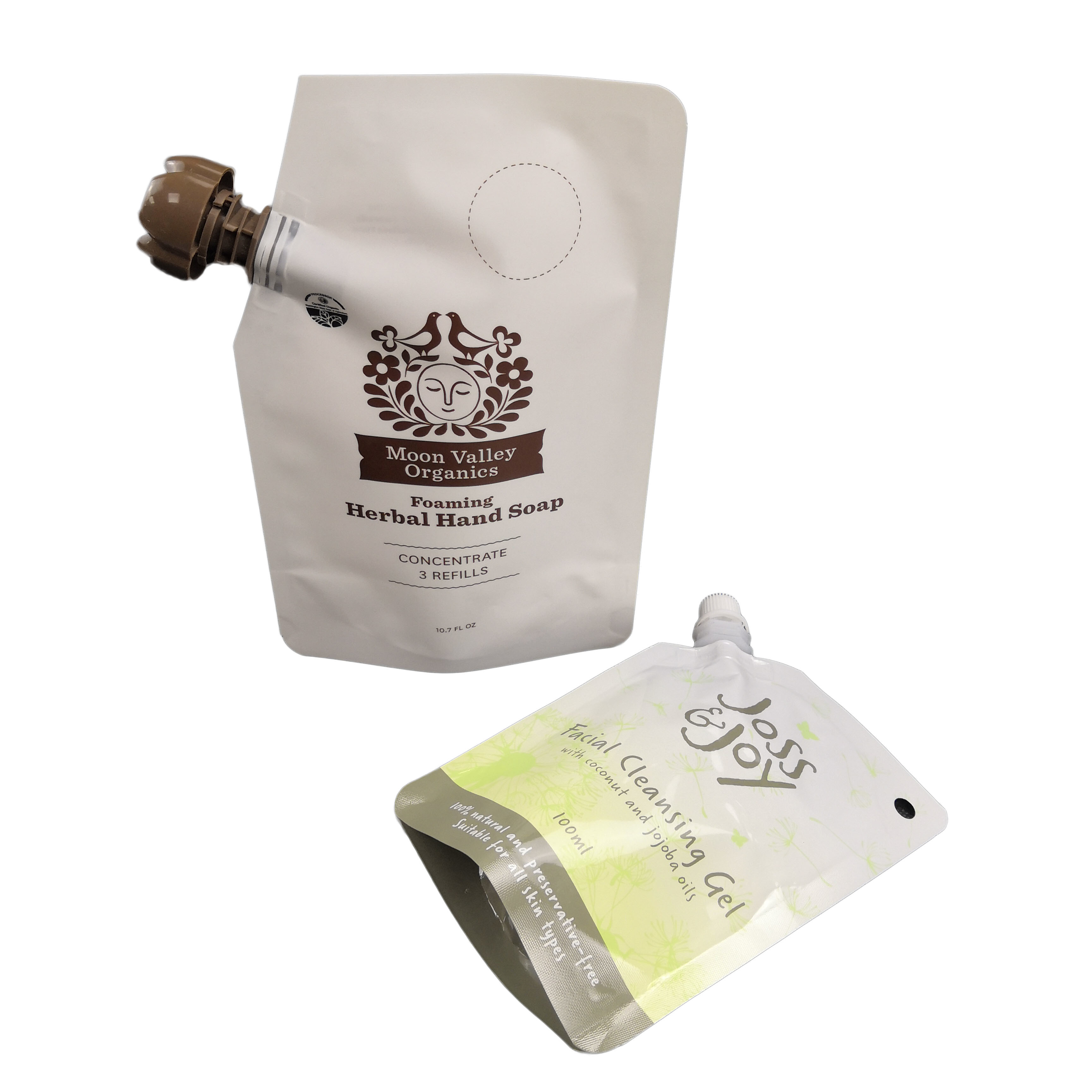 Borsa facciale cosmetica 10ml 50ml 100ml dell'ugello del sacchetto di Doypack del becco della maschera per il pacchetto del liquido della lozione