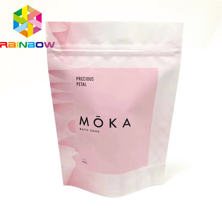 Sacchetti di plastica del sale da bagno di Cbd di rivestimento di Matt che imballano il di alluminio risigillabile per alimento