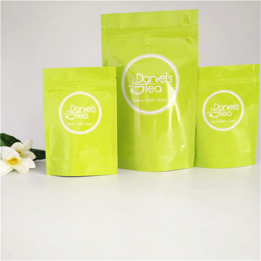 Sacchetti di plastica di superficie che imballano, borsa d'imballaggio di Matt del tè del di alluminio su misura