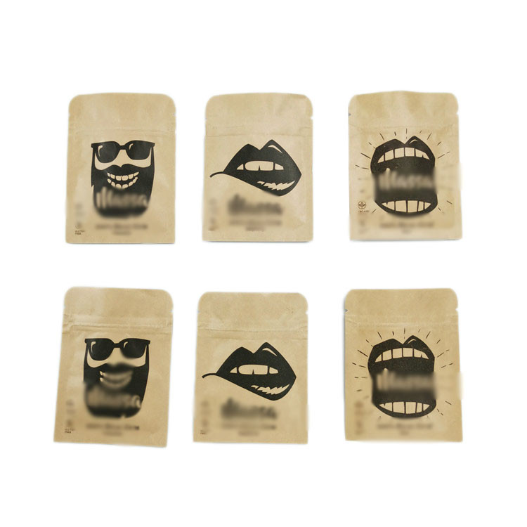 L'imballaggio per alimenti sta sulla chiusura lampo riciclata sacchetto del sacchetto di plastica della chiusura lampo per i dadi