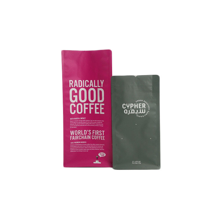 Bustine di tè della saldatura a caldo stampate abitudine risigillabili con una valvola di degassamento di modo