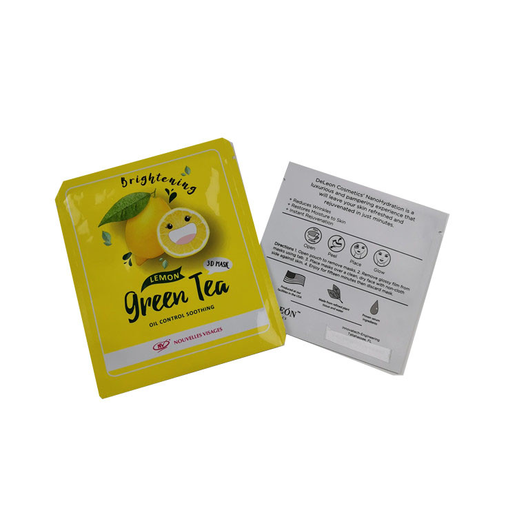 L'imballaggio risigillabile del di alluminio insacca l'imballaggio cosmetico della maschera di protezione rivestimento lucido di Mylar/di Matt