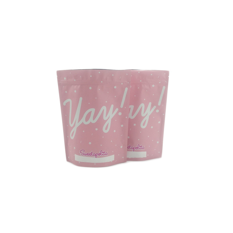 I sacchetti di plastica risigillabili che imballano la chiusura lampo Shinny naturale sfregano la rotocalcografia delle borse