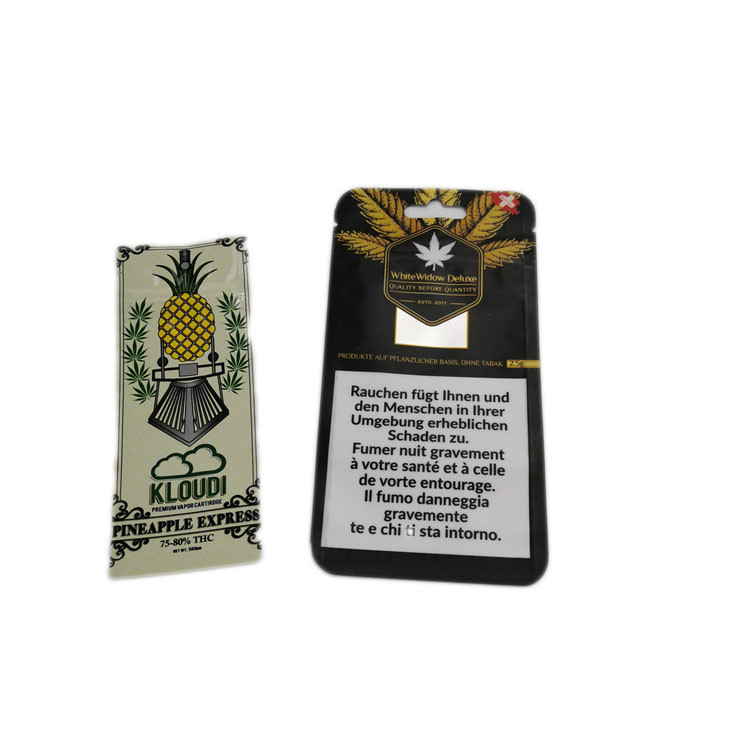 Saldi a caldo stanno sull'imballaggio riciclabile del tabacco/sigaretta delle borse del sacchetto della chiusura lampo