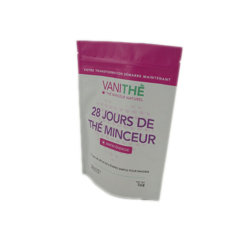 Borsa d'imballaggio della stagnola dello spuntino su ordinazione materiale laminato