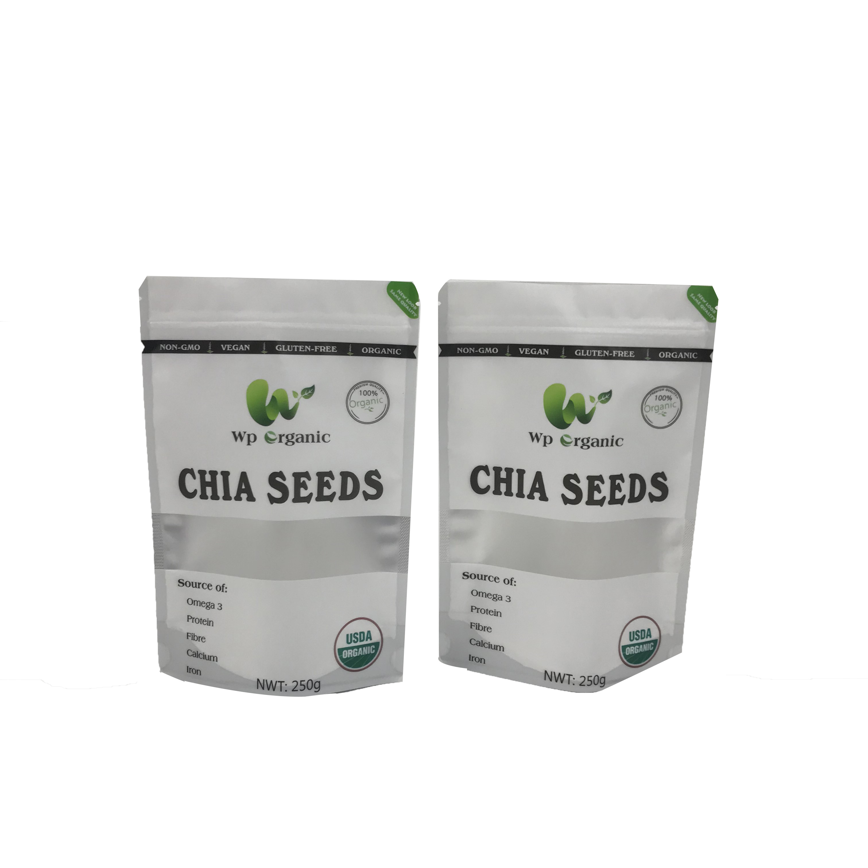 La banana scheggia l'imballaggio dei sacchetti di plastica della chiusura lampo VMPET