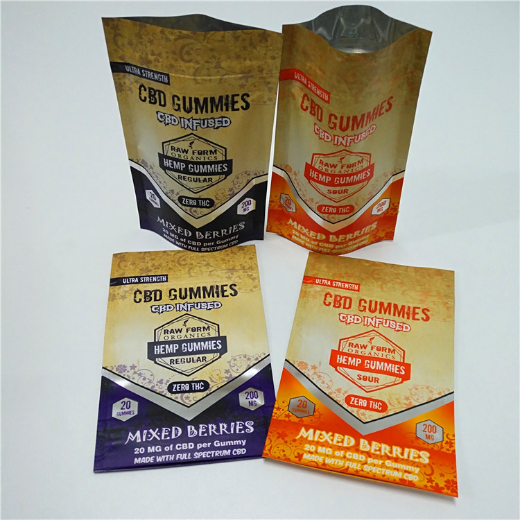 3,5 grammi di erbaccia secca del fiore che imballa le borse MOPP della stagnola di Mylar