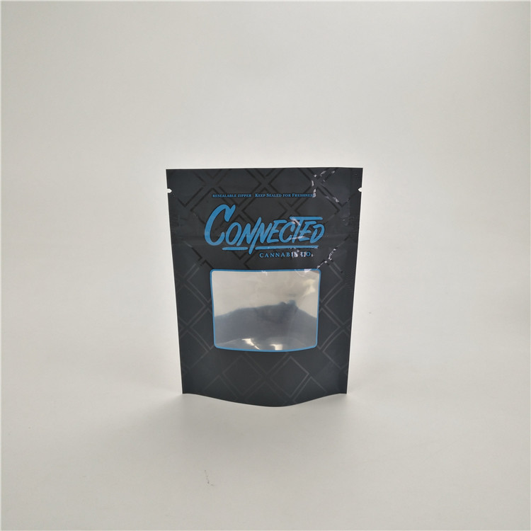 La prova del bambino insacca i sacchetti di plastica su misura per il sacchetto della medicina dei biscotti della giungla del runtz delle borse di CBD con la finestra