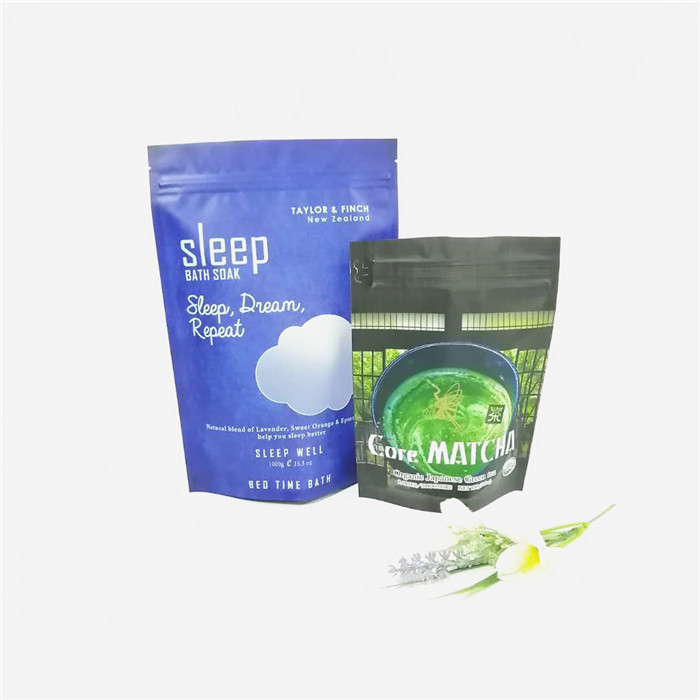 Il sale da bagno/ente su ordinazione del di alluminio 12oz sfrega la crema che imballa le borse di caffè a chiusura lampo del doypack