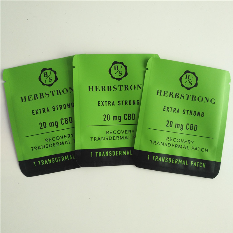 toppe eliminabili d'imballaggio del sacchetto piccole CBD della stagnola di mylar della borsa della marijuana medica 20mg