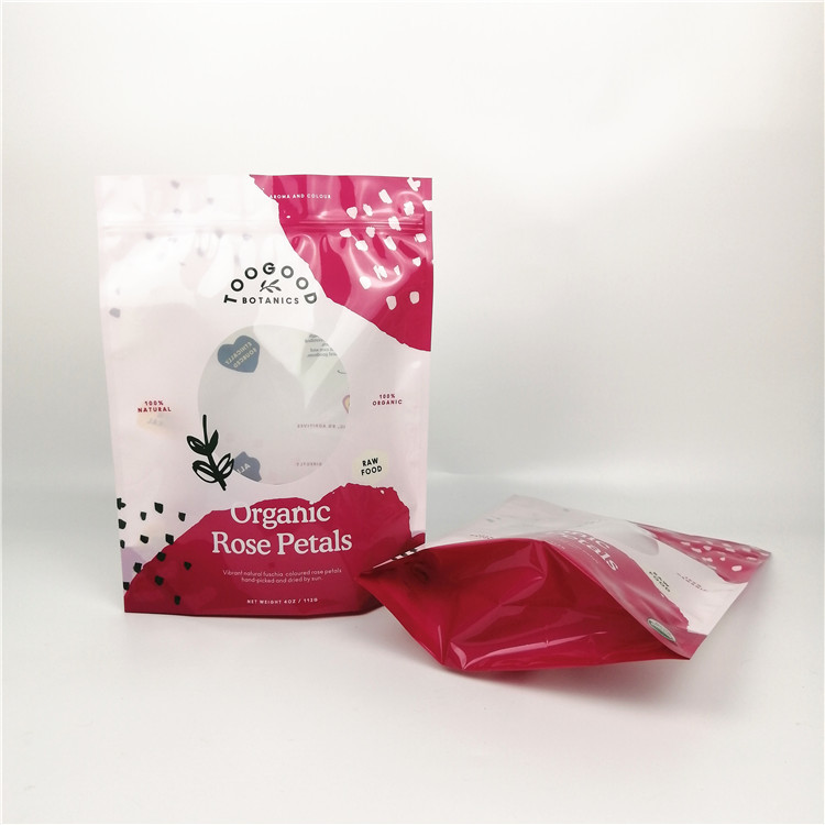 il fiore di 0.125oz 3.5g spolverizza CYMK sta sulla borsa della chiusura lampo