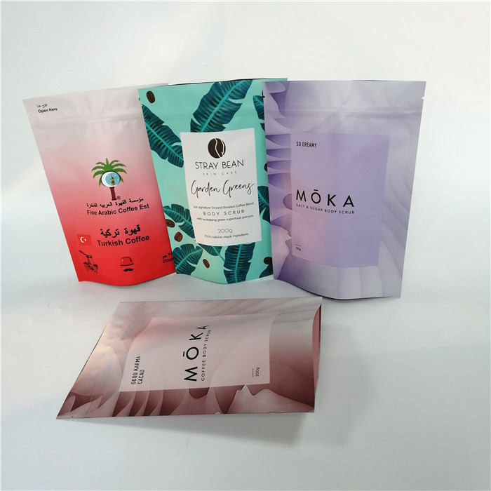 Stia sulle borse d'imballaggio del caffè macinato della prova di mositure del sacchetto della stagnola del rinforzo con la valvola