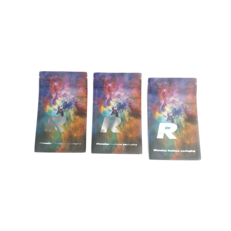 borsa di Mylar della prova del bambino di 50mg 70mg 125mg la piccola ha personalizzato le borse del nastro di Matte Candy Ziplock Plastic Food Gummies della prova dell'odore