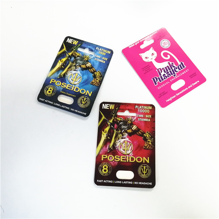 Scatola di presentazione per la carta di carta sessuale della capsula di forma di rinoceronte di prestazione dei rinforzatori maschii delle pillole di rinoceronte