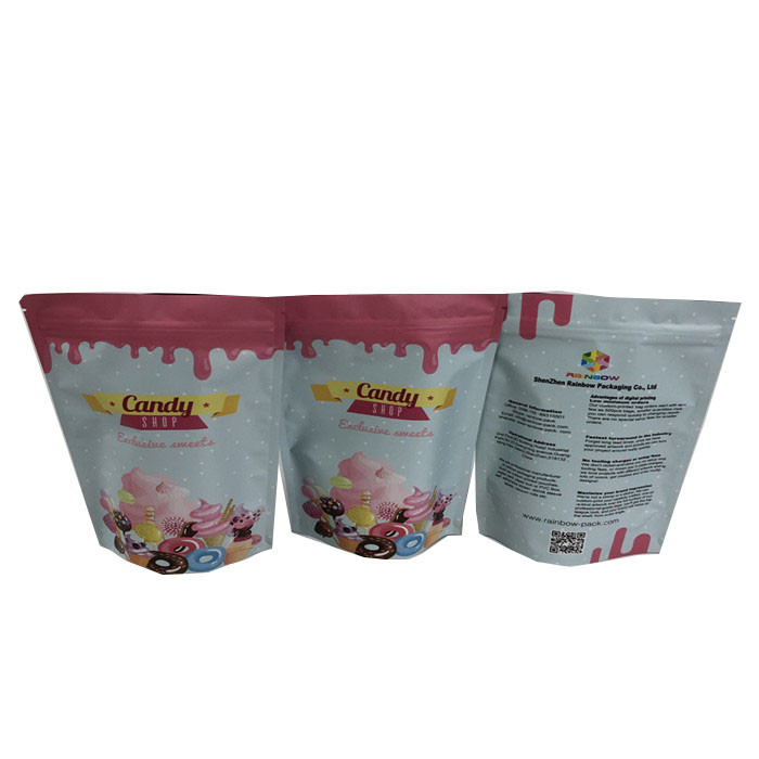 scossa Doypack della proteina 280g 100 borse opache della chiusura lampo di Mylar del micron