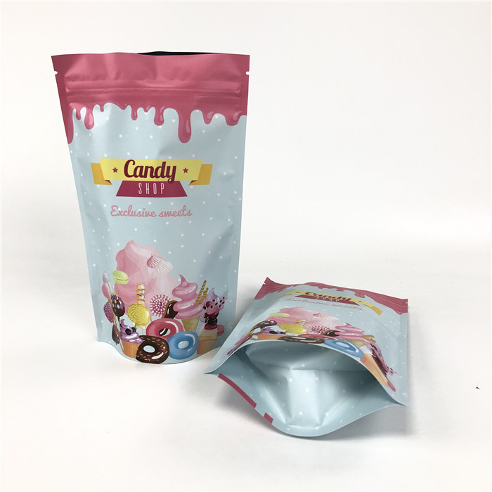 Borsa a chiusura lampo del di alluminio di Mylar da 100 micron per la spezia matta