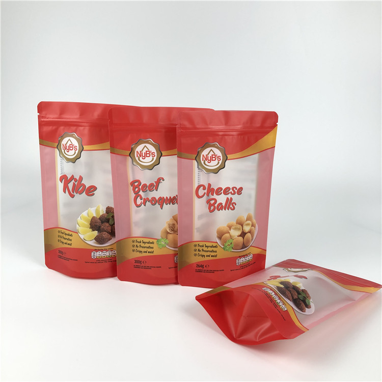 GMOPP di plastica VMPET stanno sulla borsa della chiusura lampo con la chiara finestra