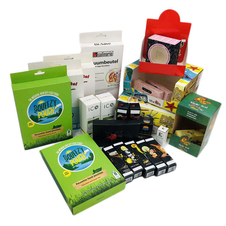 scatola di carta della canapa CBD del cartone 250gsm che imballa con il logo