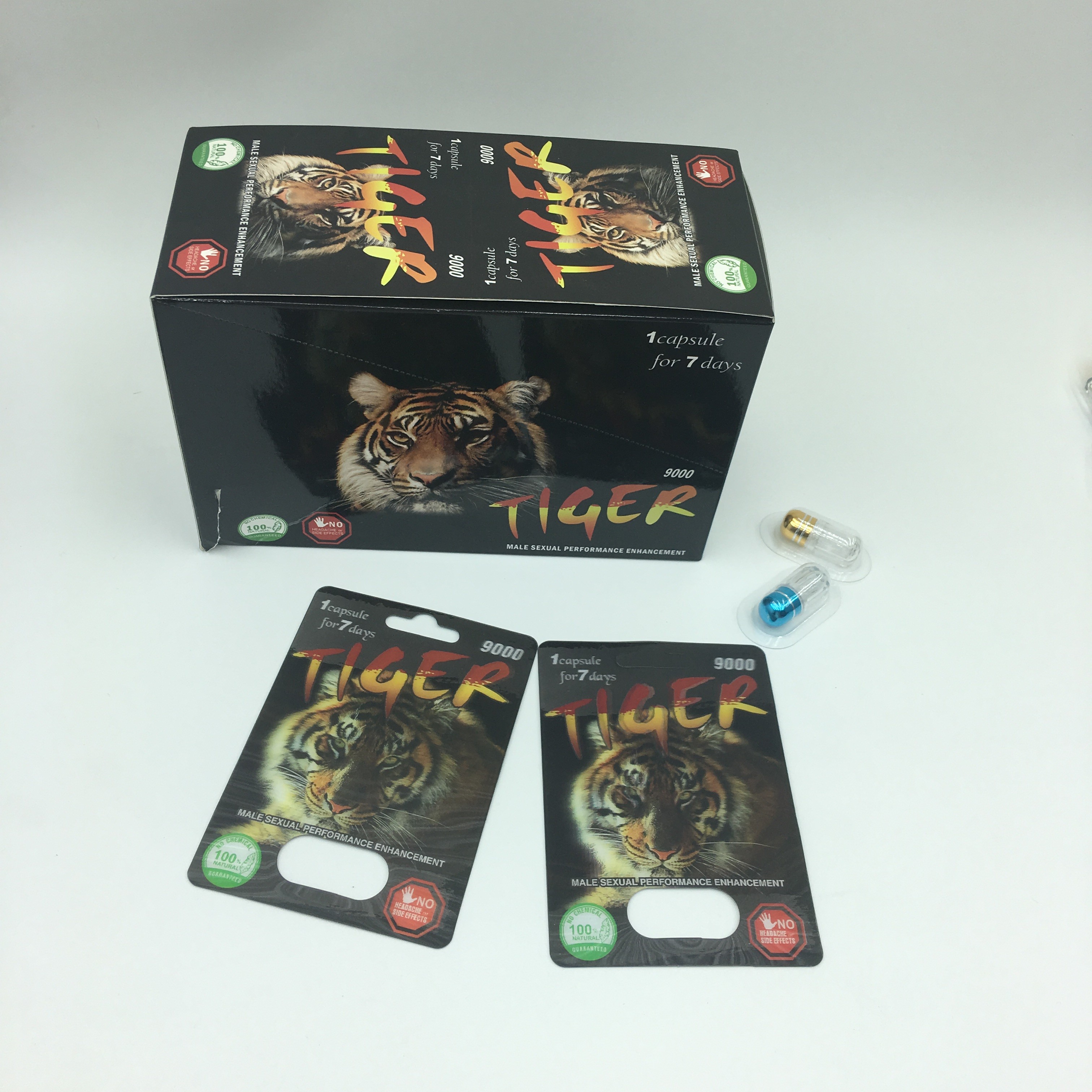 Capsula sessuale di potere che imballa le carte della bolla di CMYK 350g 3D