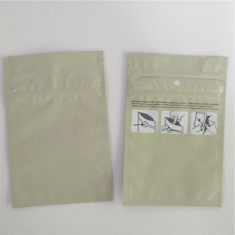 Incenso di erbe di colore 180mic 4X6 di Kraft che imballa per i semi di fiore