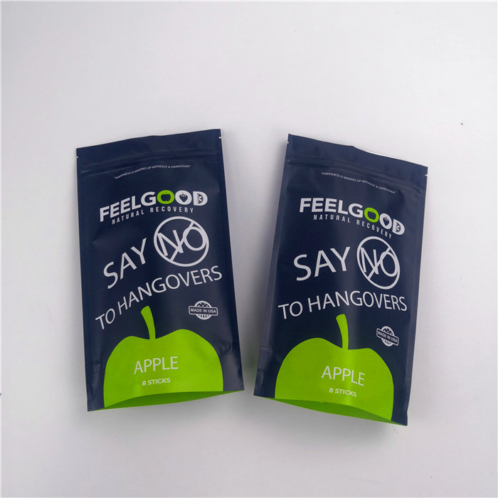 Logo su misura sacchetti stante della chiusura lampo di Mylar 110mic dello spuntino