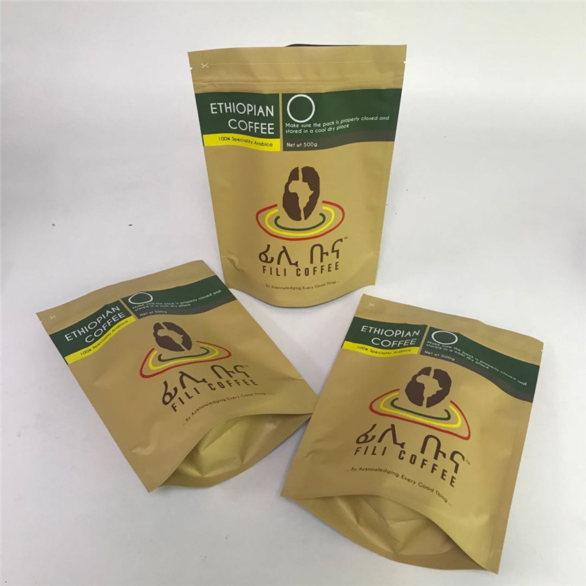 Borse del di alluminio di Matte Finished MOPP VMPET per i chicchi di caffè