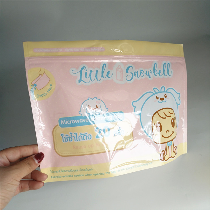 Sacchetto dello sterilizzatore del vapore di microonda laminato rotocalcografia