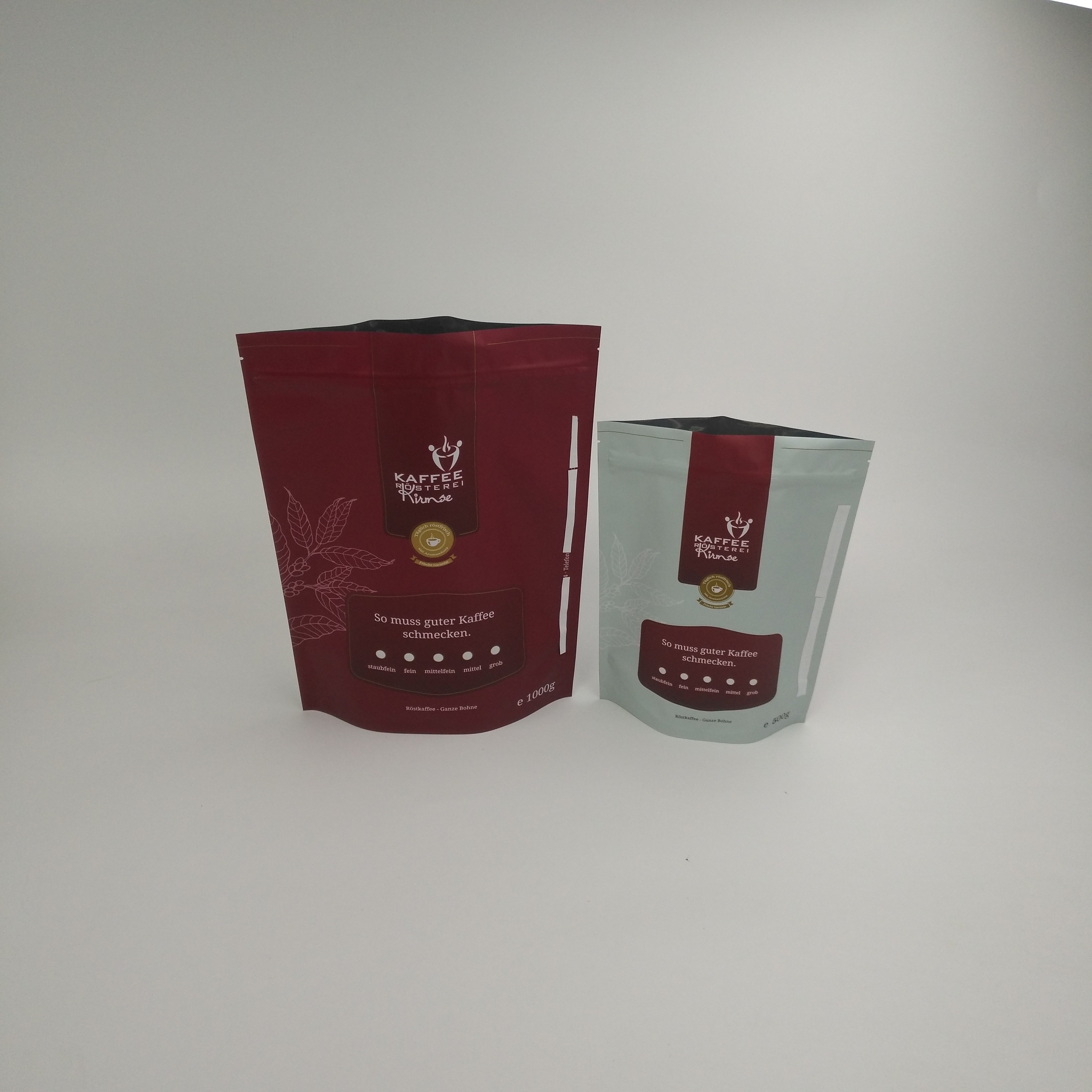 Stia sulle borse di caffè d'imballaggio biodegradabili della borsa di Matt Food Grade Packing Coffee della chiusura lampo con il logo su misura