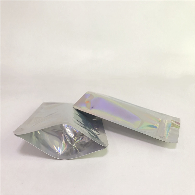 Digital che stampa chiara parte anteriore e le borse olografiche posteriori olografiche per l'imballaggio cosmetico