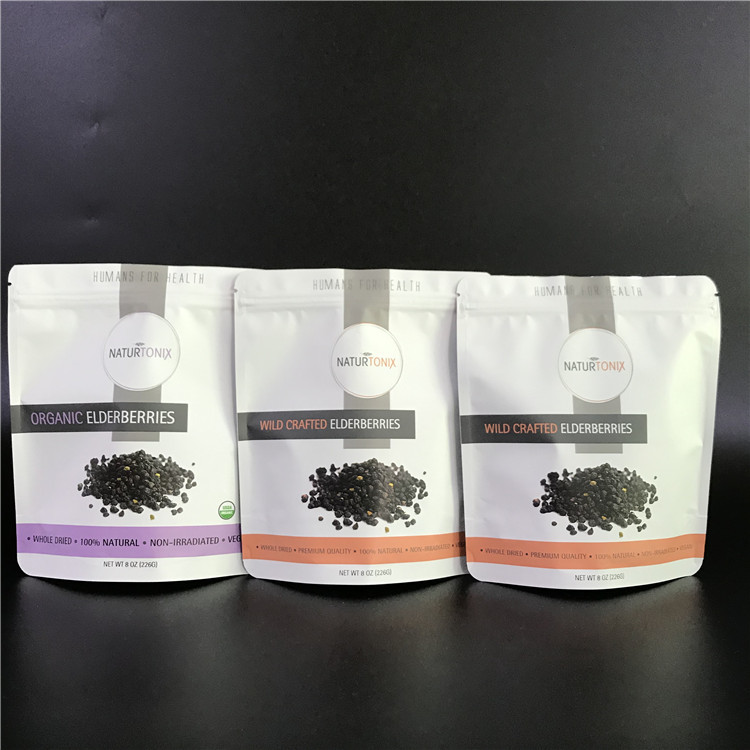 Il sacchetto del di alluminio ha personalizzato le borse con Logo Mylar Bags stampato con la chiusura lampo