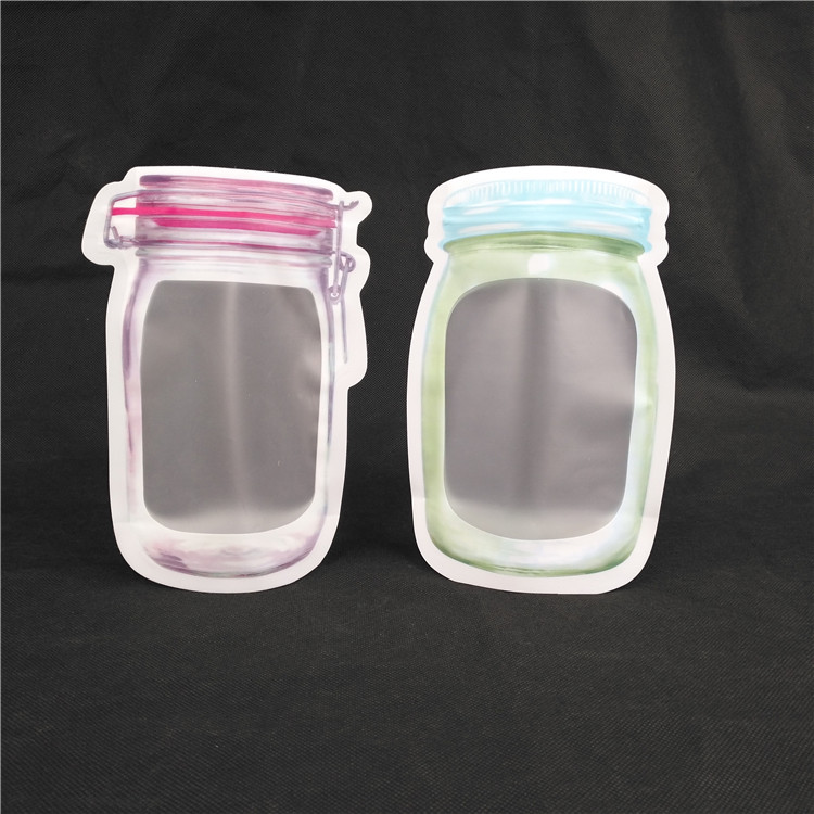 Lo speciale ha modellato la stampa del Logo Food Grade Juice Milk Jelly Liquid Stand sulle bustine di forma della bottiglia