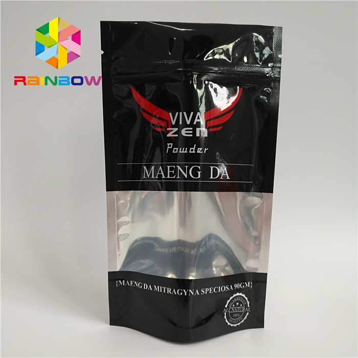 Matte Aluminum Foil Packaging Bags accettato su ordinazione Mylar a chiusura lampo insacca con la finestra