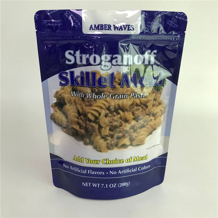 Il supporto lucido di vendita calda su che imballa le borse con la finestra MylarPlastic insacca per l'imballaggio degli spuntini