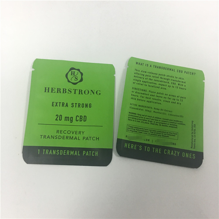 La serratura risigillabile di stampa su ordinazione dello zip di Mylar sta sui biscotti dell'erbaccia CBD del sacchetto che imballano le borse