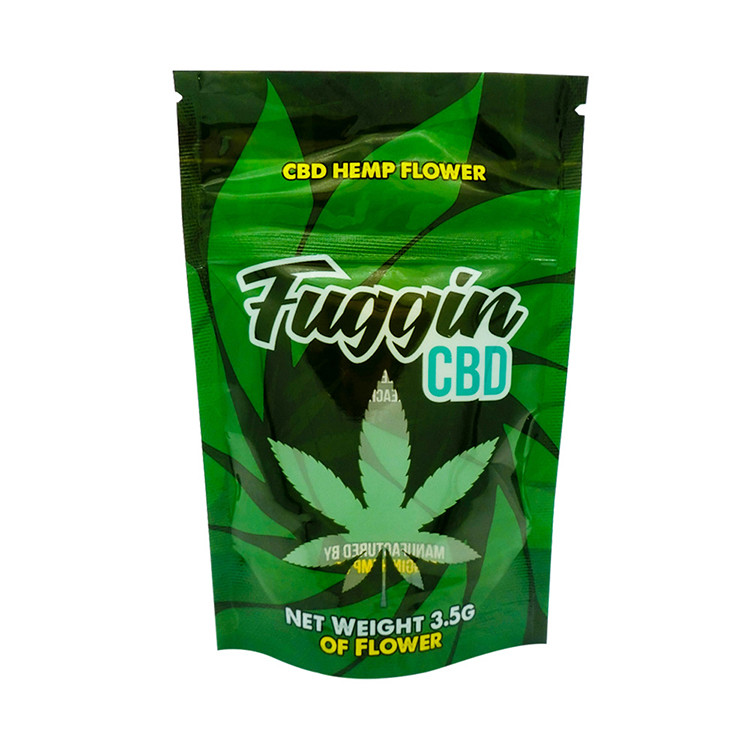 Borsa a chiusura lampo del sacchetto di Mylar dell'uscita resistente del CR del bambino dei biscotti del fiore CBD Edibles della canapa della prova dell'odore