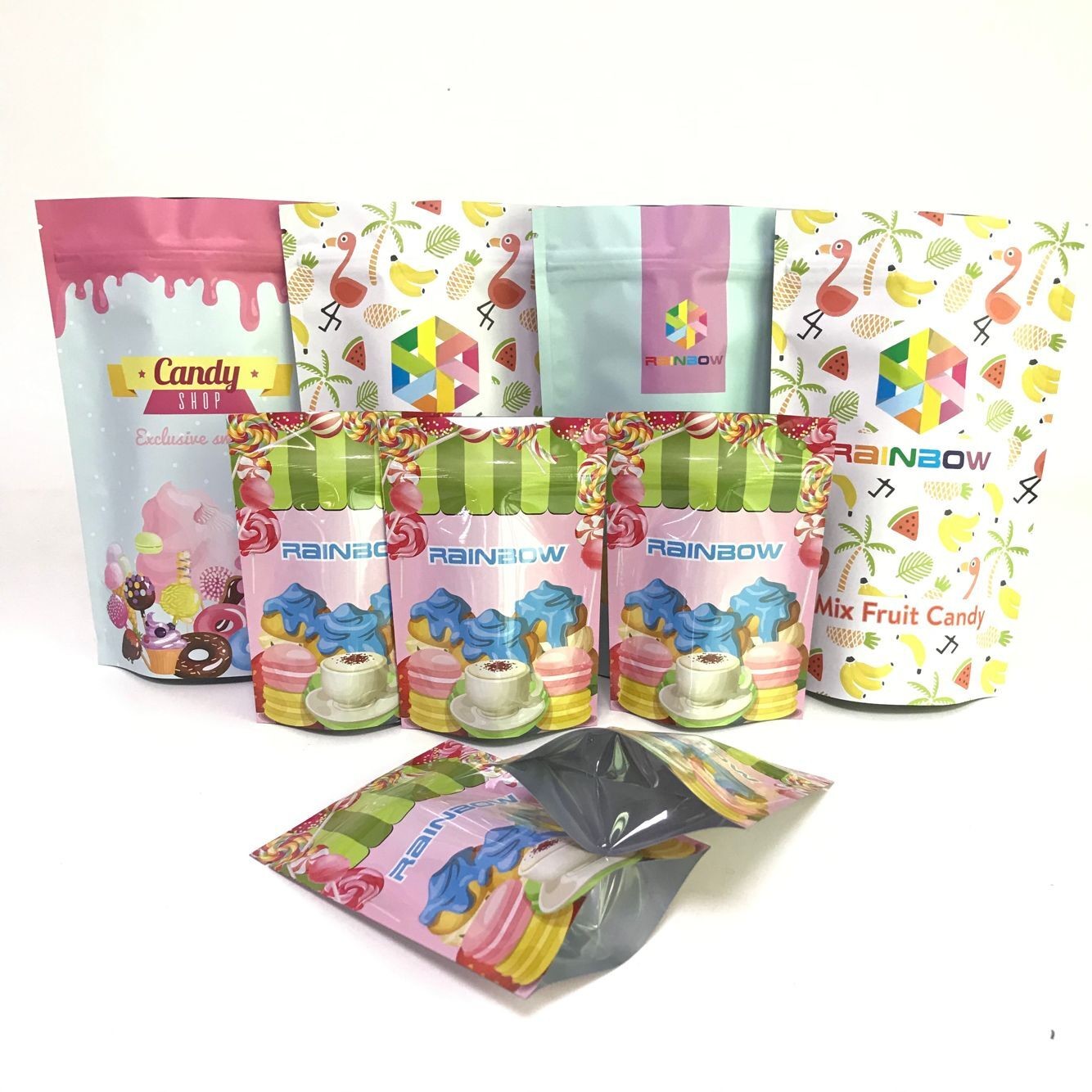 Il supporto di stampa di Digital sulla rappresentazione del di alluminio insacca le borse d'imballaggio di Candy