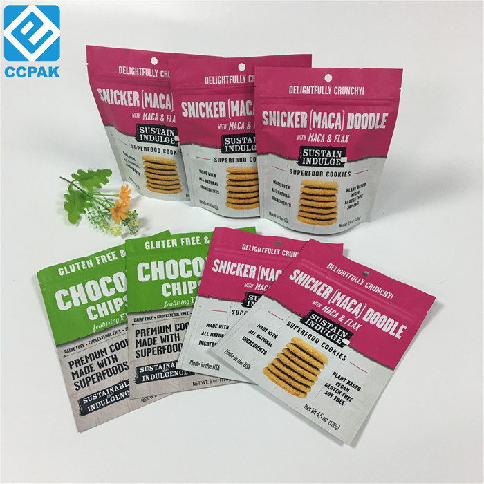 Il sacchetto risigillabile dell'alimento insacca con la serratura Pakcgaing dello zip insacca per frutta asciutta matta