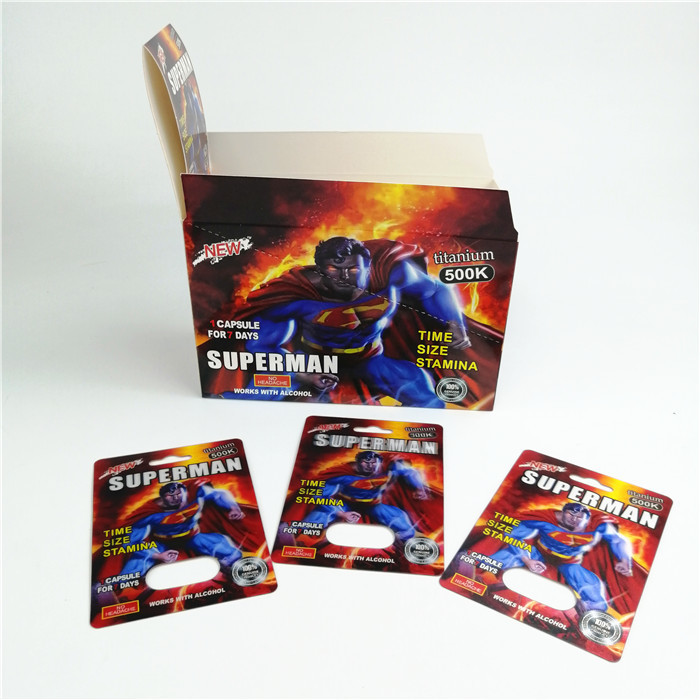 350g cartone Gravnre che stampa la carta della bolla che imballa per la pillola del sesso