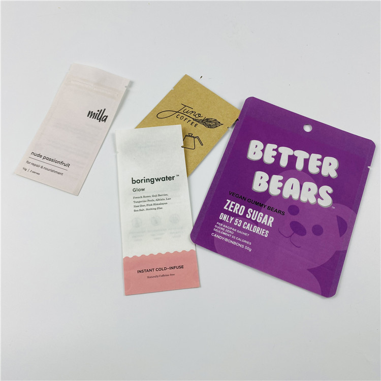 Borsa a chiusura lampo di Mylar del foglio di alluminio di VMPET MOPP 100mircon