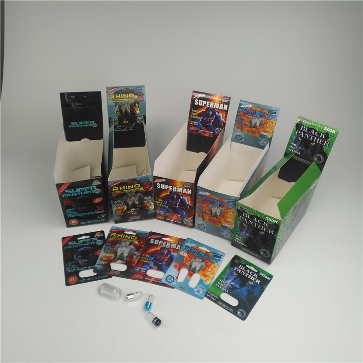 Carta della bolla dello SGS 200mic 3d per le pillole maschii 500K 600k