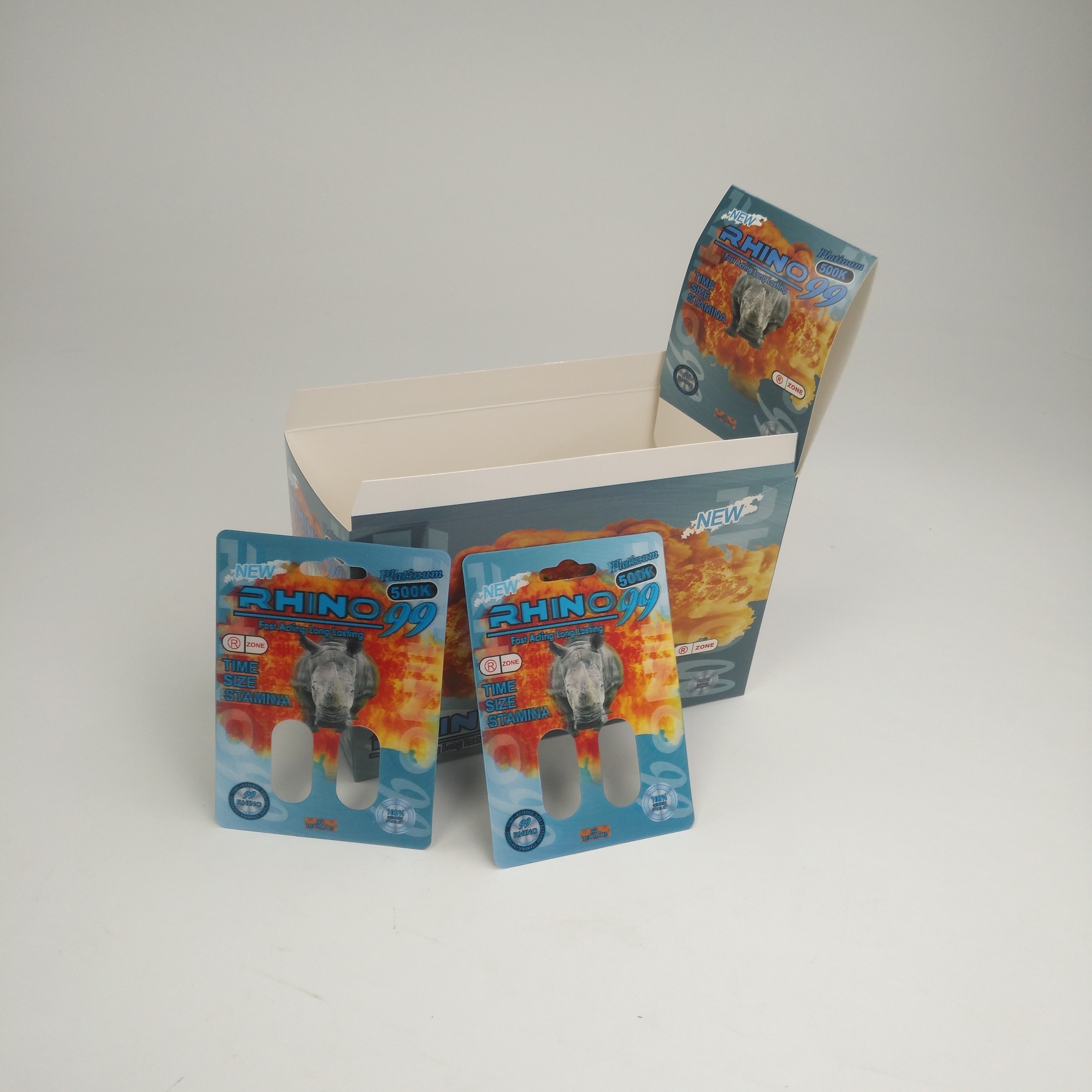 Rinoceronte 7 di FDA 200mic carta della bolla 50000 3D a prova d'umidità